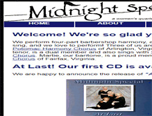 Tablet Screenshot of midnightspecialquartet.com